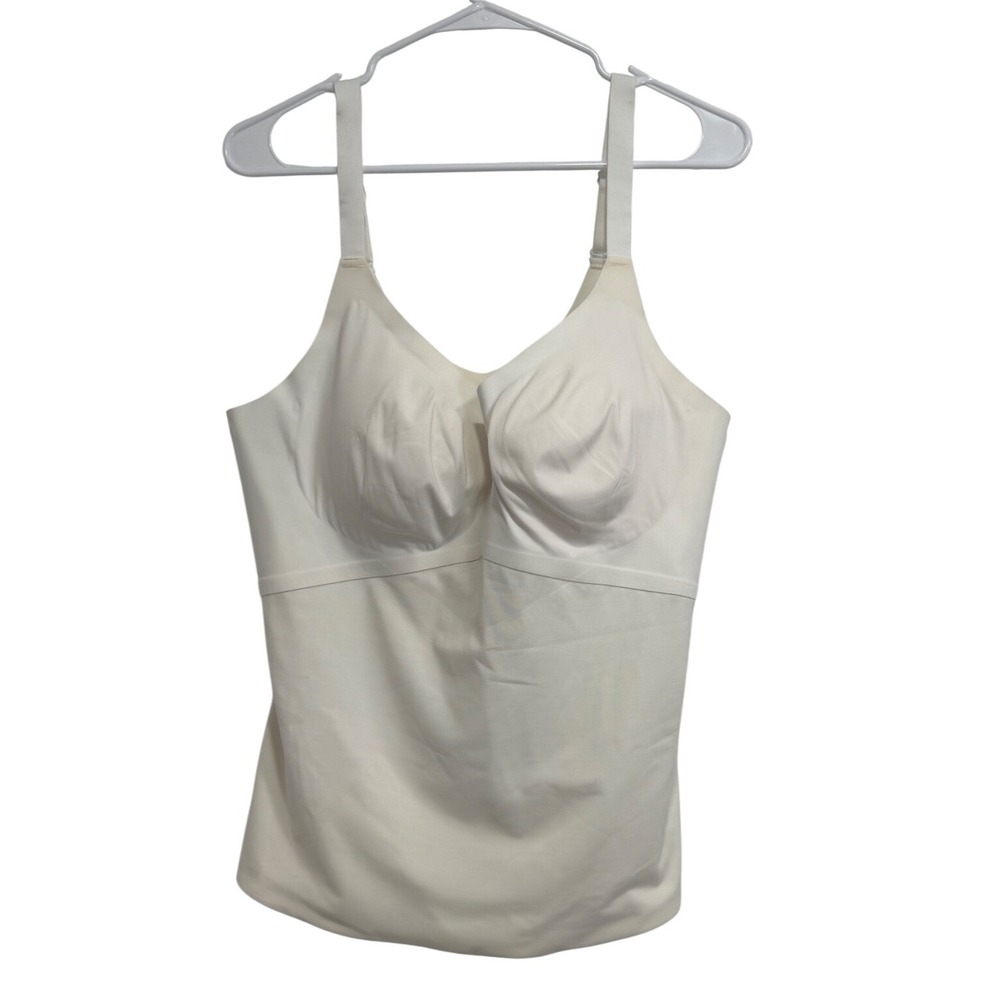 Honeylove LiftWear Cami 2X Cream Sand Shapewear Tank Wire Free Adjustable Straps
